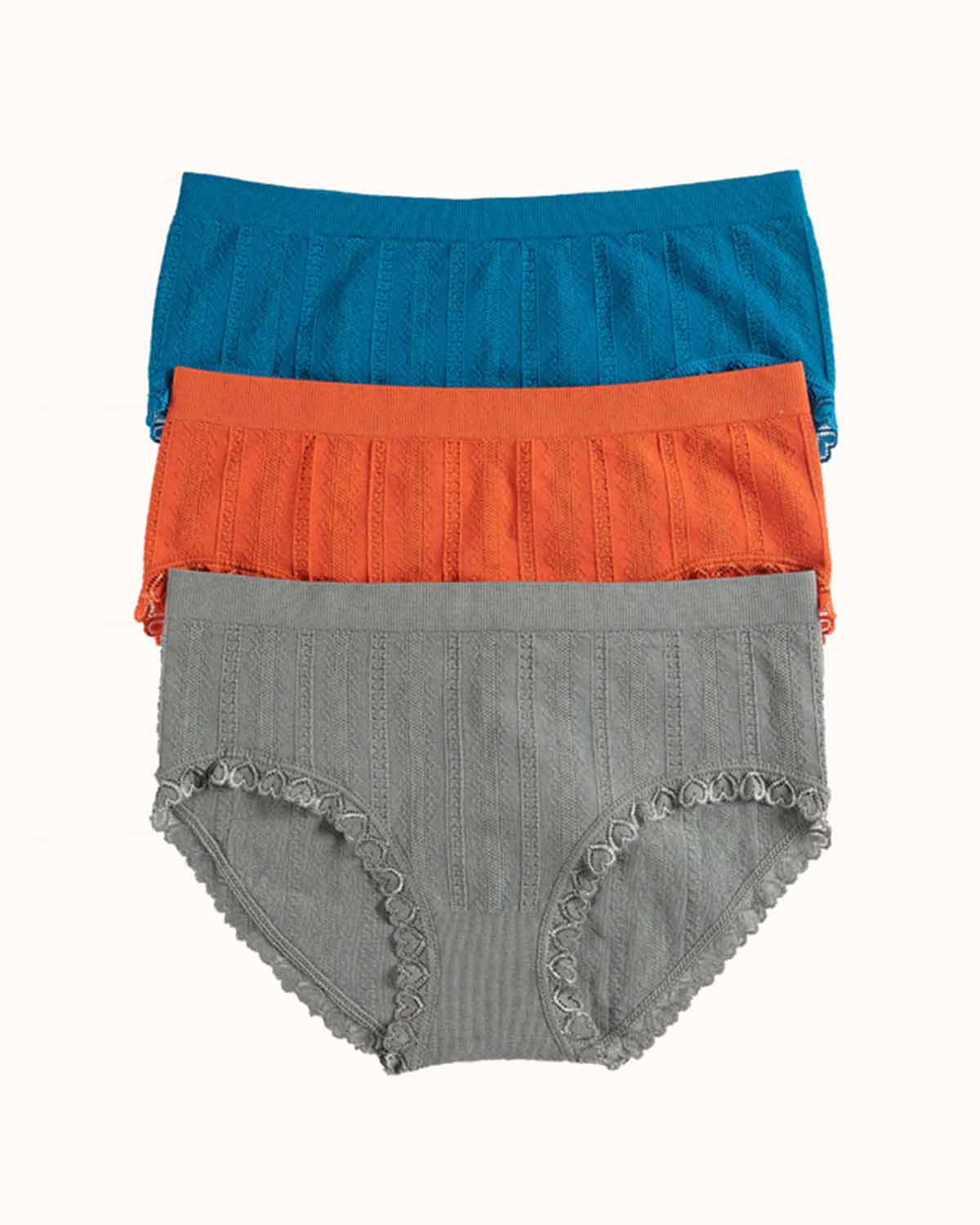 SWEET HEART LACE SEAMLESS PANTIES 9033