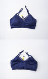 V-NECK LACE TRIM BRA 9042